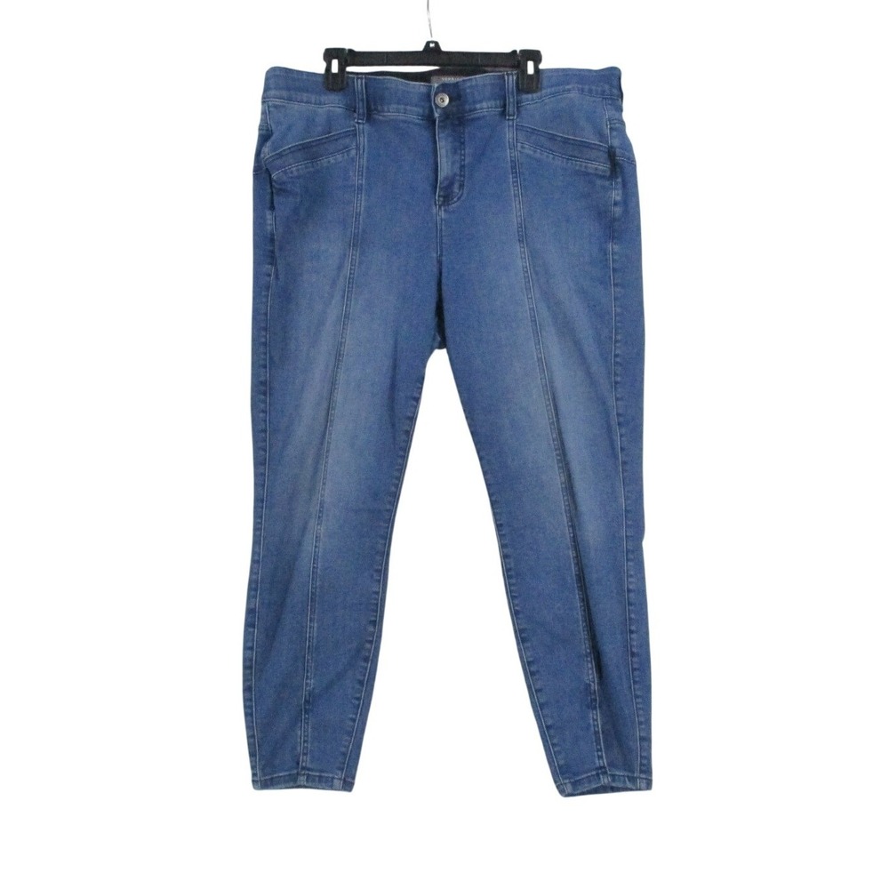 Torrid Bombshell Skinny Jeans Womens 18R Blue Super Soft Front Seam‎ Denim Pants